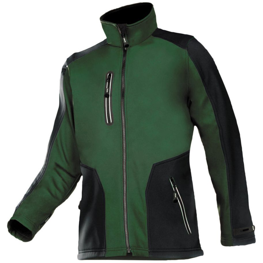 Sioen Sioen 624Z Torreon softshell jas Dark Slate Gray Softshell jas groen/zwart / S,groen/zwart / M,groen/zwart / L,groen/zwart / XL,groen/zwart / XXL,groen/zwart / 3XL