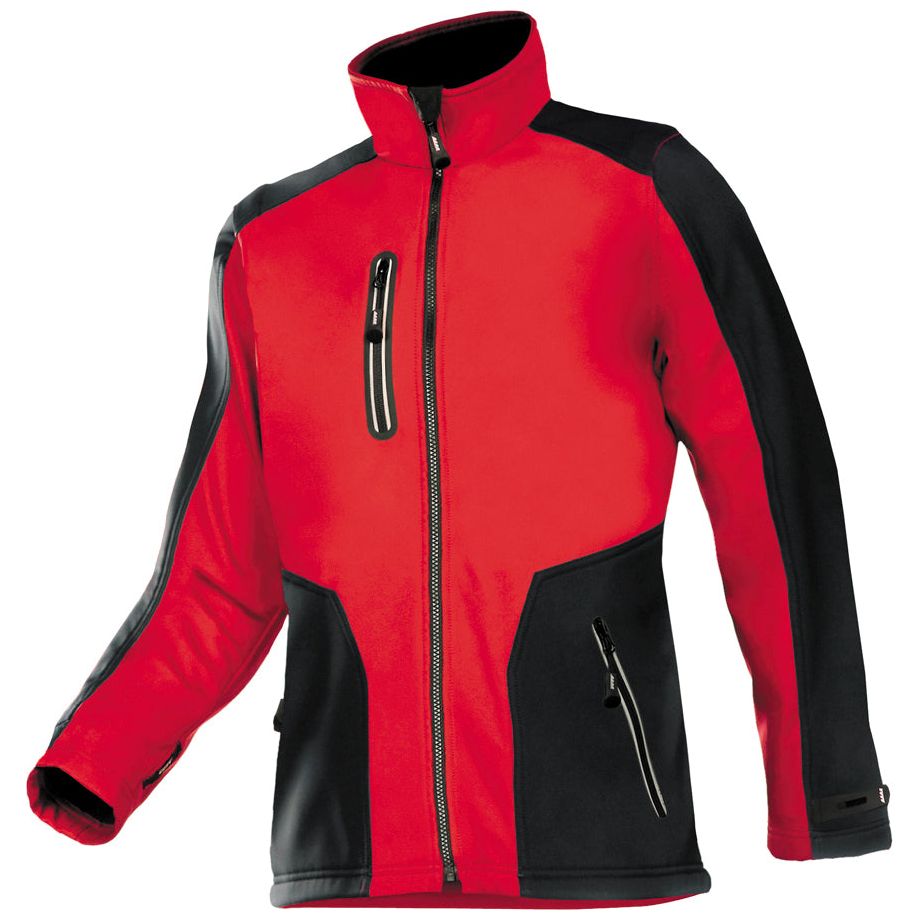 Sioen Sioen 624Z Torreon softshell jas Firebrick Softshell jas rood/zwart / XS,rood/zwart / S,rood/zwart / M,rood/zwart / L,rood/zwart / XL,rood/zwart / XXL,rood/zwart / 3XL