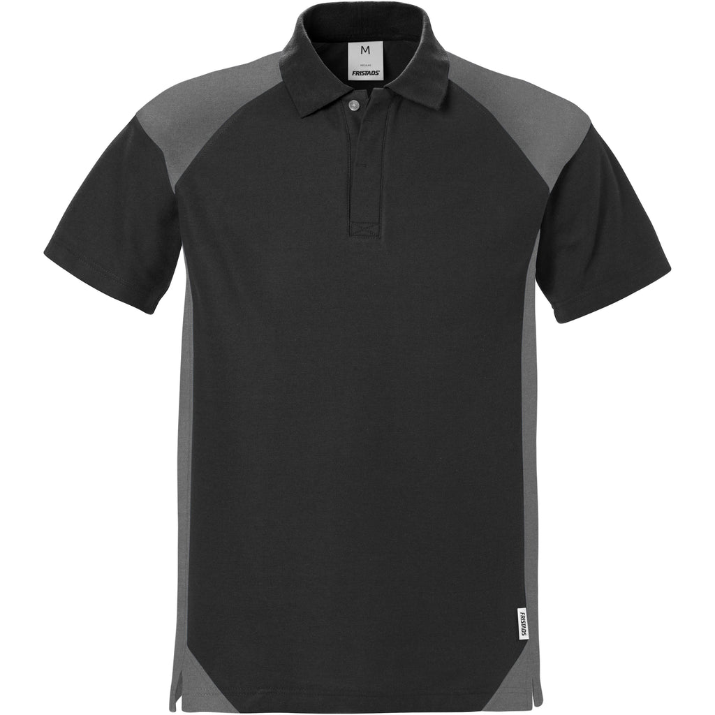 Fristads Fristads 7047 PHV poloshirt Dark Slate Gray Poloshirt zwart/grijs / XS,zwart/grijs / S,zwart/grijs / M,zwart/grijs / L,zwart/grijs / XL,zwart/grijs / XXL,zwart/grijs / 3XL