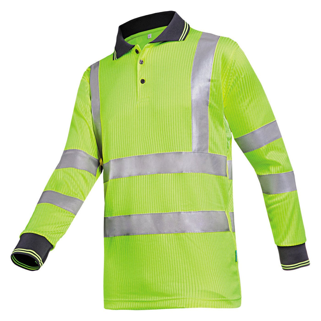 Sioen Sioen 3883 Olgiata poloshirt Dark Khaki Poloshirt fluo geel / S,fluo geel / M,fluo geel / L,fluo geel / XL,fluo geel / XXL,fluo geel / 3XL