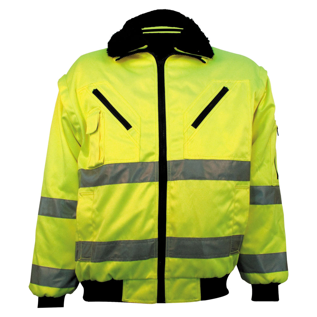 OXXA Essential OXXA® Akila 0976 pilotjack Yellow Green Pilotjack fluo geel / S,fluo geel / M,fluo geel / L,fluo geel / XL,fluo geel / XXL,fluo geel / 3XL