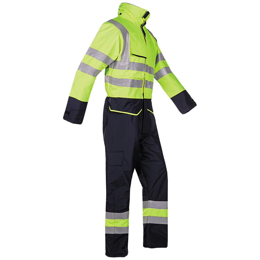 Sioen Sioen 7253 Carret winteroverall Dark Slate Gray Overall fluo geel/marineblauw / S,fluo geel/marineblauw / M,fluo geel/marineblauw / L,fluo geel/marineblauw / XL,fluo geel/marineblauw / XXL,fluo geel/marineblauw / 3XL