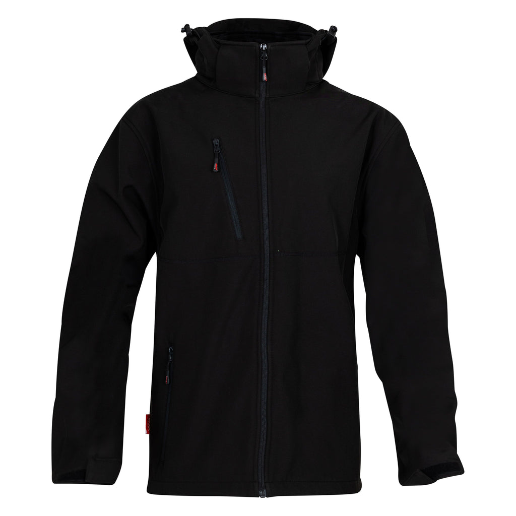 OXXA Essential OXXA® Enrique 6100 softshell jas Black Softshell jas zwart / S,zwart / M,zwart / L,zwart / XL,zwart / XXL,zwart / 3XL,zwart / 4XL,zwart / 5XL