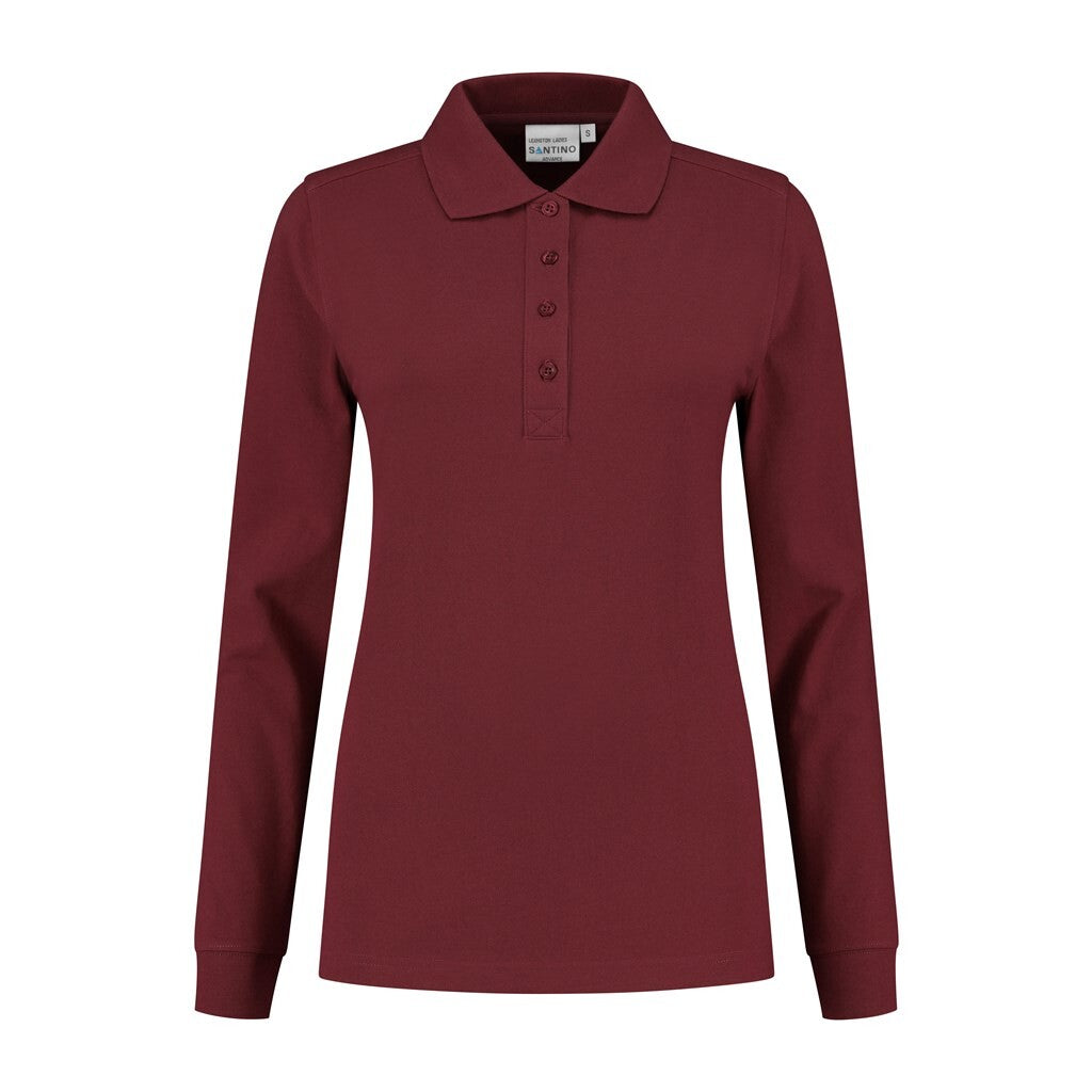 Santino Santino poloshirt Lexington Ladies Saddle Brown Poloshirt Burgundy / XS, S, M, L, XL, XXL, 3XL, 4XL, 5XL, 6XL