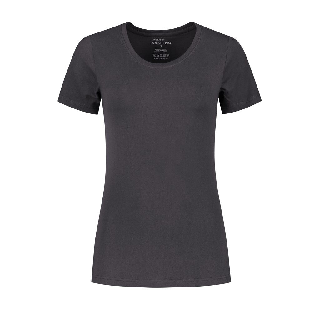 Santino Santino t-shirt Jive Ladies C-neck Dark Slate Gray T-shirt Graphite / XS, S, M, L, XL, XXL