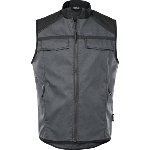 Fristads Vest 5555 STFP Dark Slate Gray Vesten Grijs/Zwart / XS,Grijs/Zwart / S,Grijs/Zwart / M,Grijs/Zwart / L,Grijs/Zwart / XL,Grijs/Zwart / 2XL,Grijs/Zwart / 3XL,Grijs/Zwart / 4XL