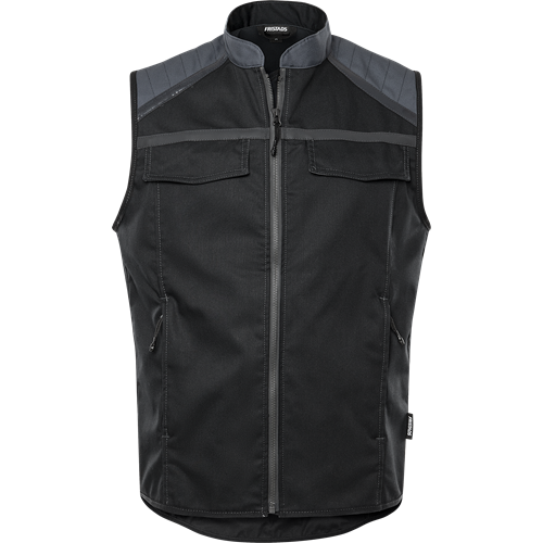 Fristads Vest 5555 STFP Dark Slate Gray Vesten Zwart/Grijs / XS,Zwart/Grijs / S,Zwart/Grijs / M,Zwart/Grijs / L,Zwart/Grijs / XL,Zwart/Grijs / 2XL,Zwart/Grijs / 3XL,Zwart/Grijs / 4XL