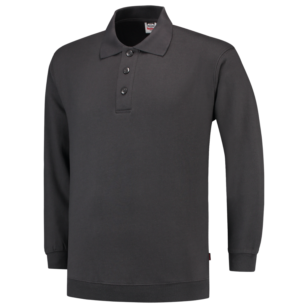 Tricorp Polosweater Boord 301016 Dark Slate Gray Sweaters Darkgrey / 3XL,Darkgrey / L,Darkgrey / M,Darkgrey / S,Darkgrey / XL,Darkgrey / XS,Darkgrey / XXL