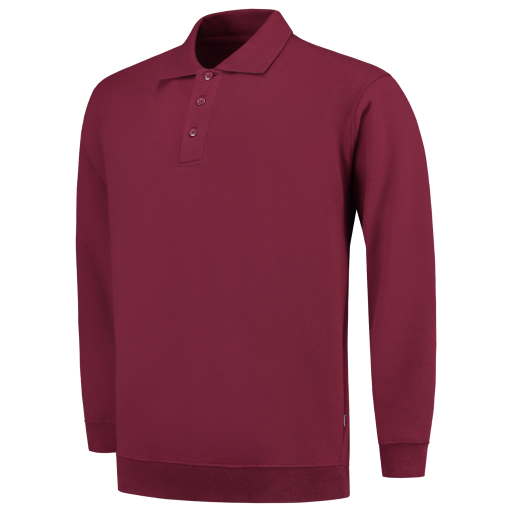 Tricorp Polosweater Boord 301016 Brown Sweaters Wine / 3XL,Wine / L,Wine / M,Wine / S,Wine / XL,Wine / XS,Wine / XXL