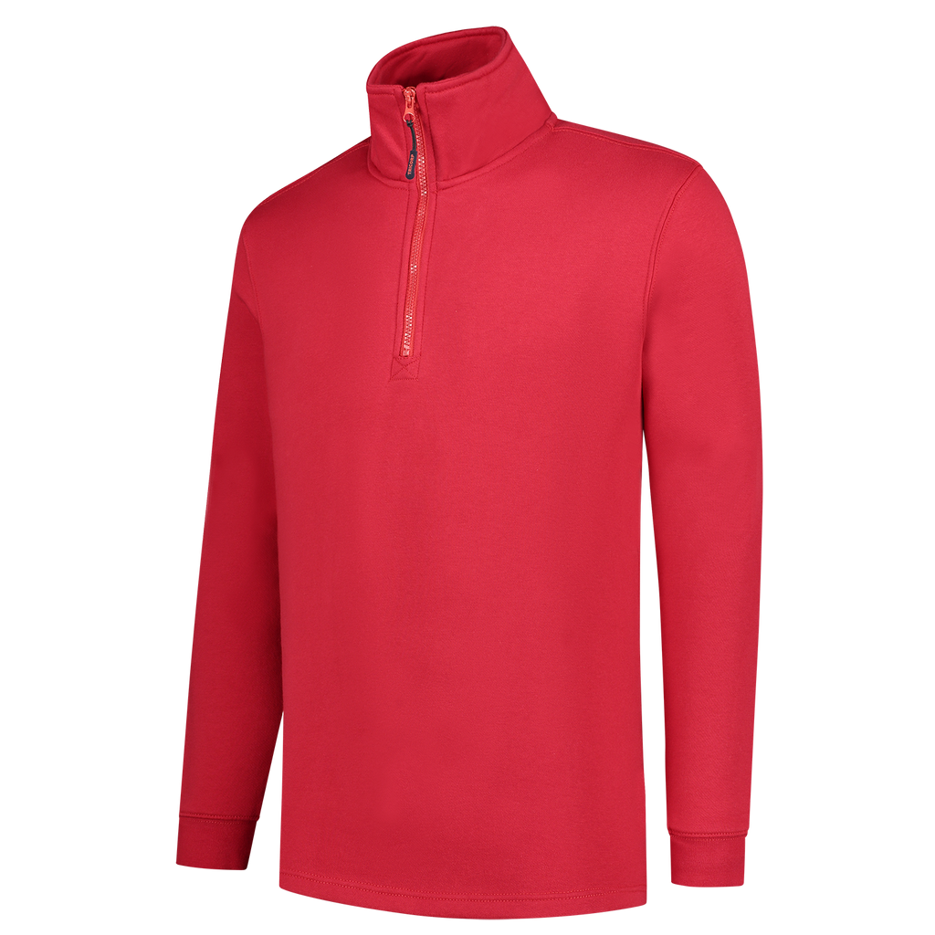 Tricorp Sweater Ritskraag 301010 Firebrick Sweaters Red / 3XL,Red / L,Red / M,Red / S,Red / XL,Red / XS,Red / XXL,Red / 4XL