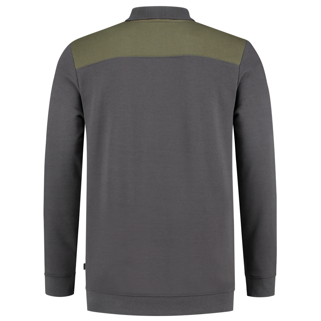 Tricorp Polosweater Bicolor Naden 302004 Dim Gray Sweaters BlackGrey / XS,BlackGrey / S,BlackGrey / M,BlackGrey / L,BlackGrey / XL,BlackGrey / XXL,BlackGrey / 3XL,BlackGrey / 4XL,BlackLime / XS,BlackLime / S,BlackLime / M,BlackLime / L,BlackLime / XL,BlackLime / XXL,BlackLime / 3XL,BlackLime / 4XL,BlackOrange / XS,BlackOrange / S,BlackOrange / M,BlackOrange / L,BlackOrange / XL,BlackOrange / XXL,BlackOrange / 3XL,BlackOrange / 4XL,BlackRed / XS,BlackRed / S,BlackRed / M,BlackRed / L,BlackRed / XL,BlackRed /