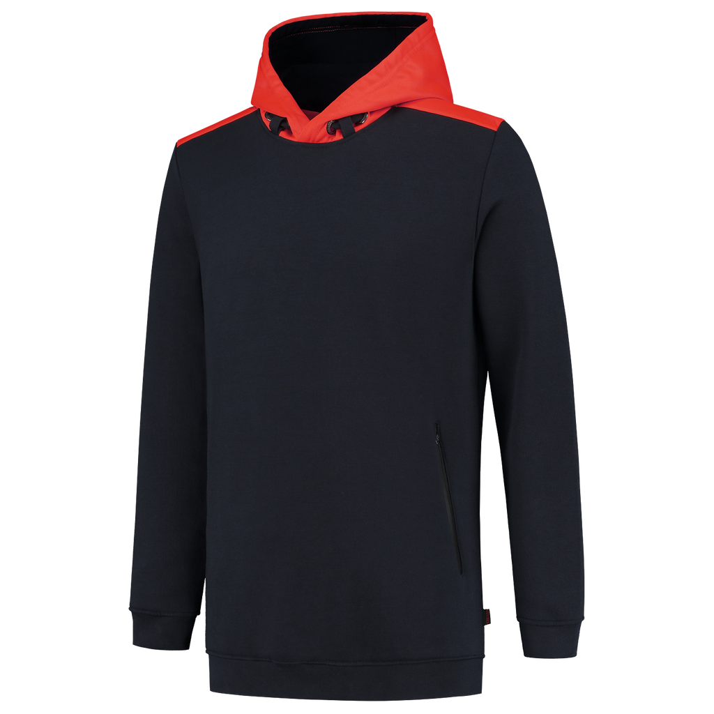 Tricorp Sweater High Vis Capuchon 303005 Black Sweaters InkFluorred / XS,InkFluorred / S,InkFluorred / M,InkFluorred / L,InkFluorred / XL,InkFluorred / XXL,InkFluorred / 3XL,InkFluorred / 4XL