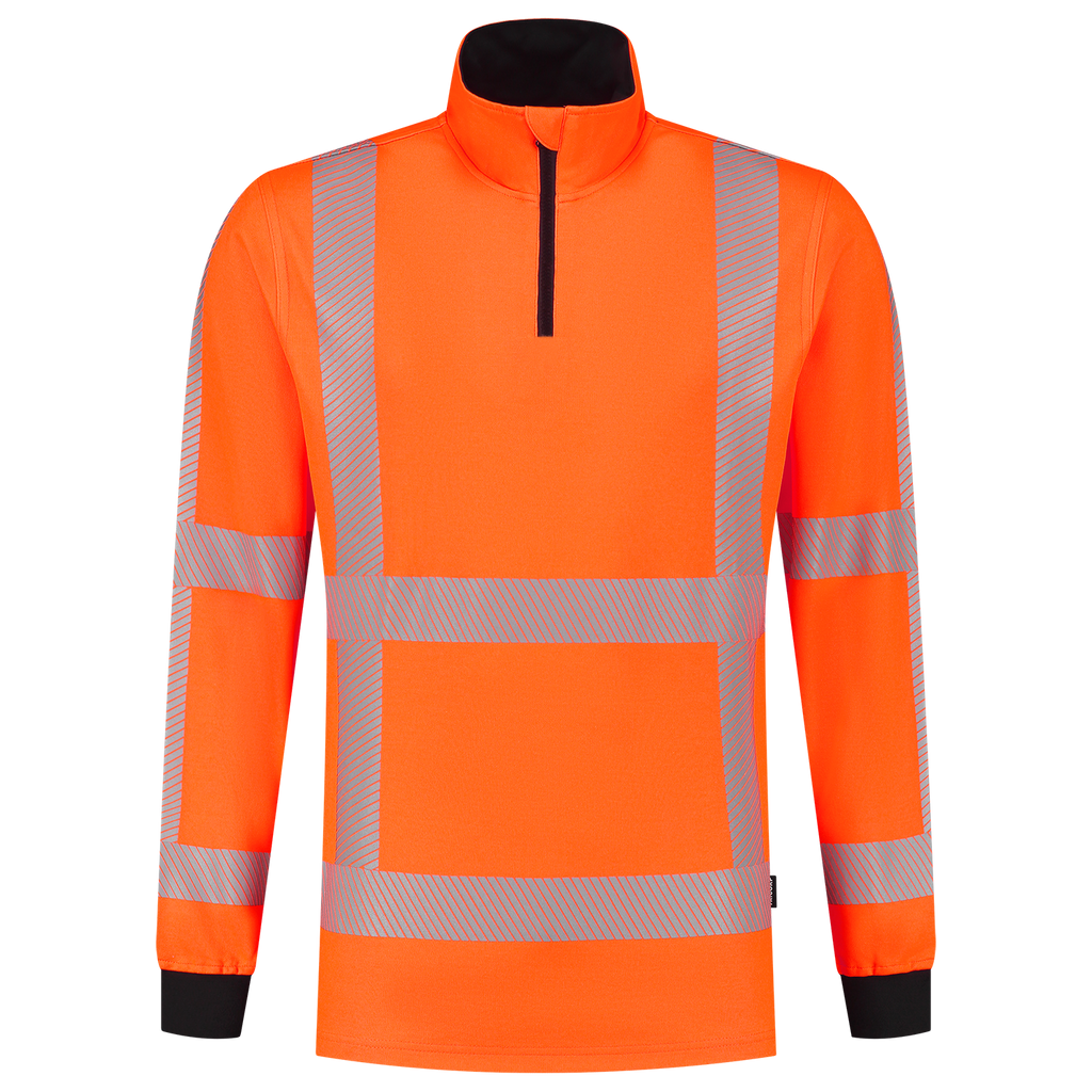 Tricorp Zip Sweater RWS Revisible 303701 Tomato Sweaters Fluororange / S,Fluororange / M,Fluororange / L,Fluororange / XL,Fluororange / 2XL,Fluororange / 3XL,Fluororange / 4XL