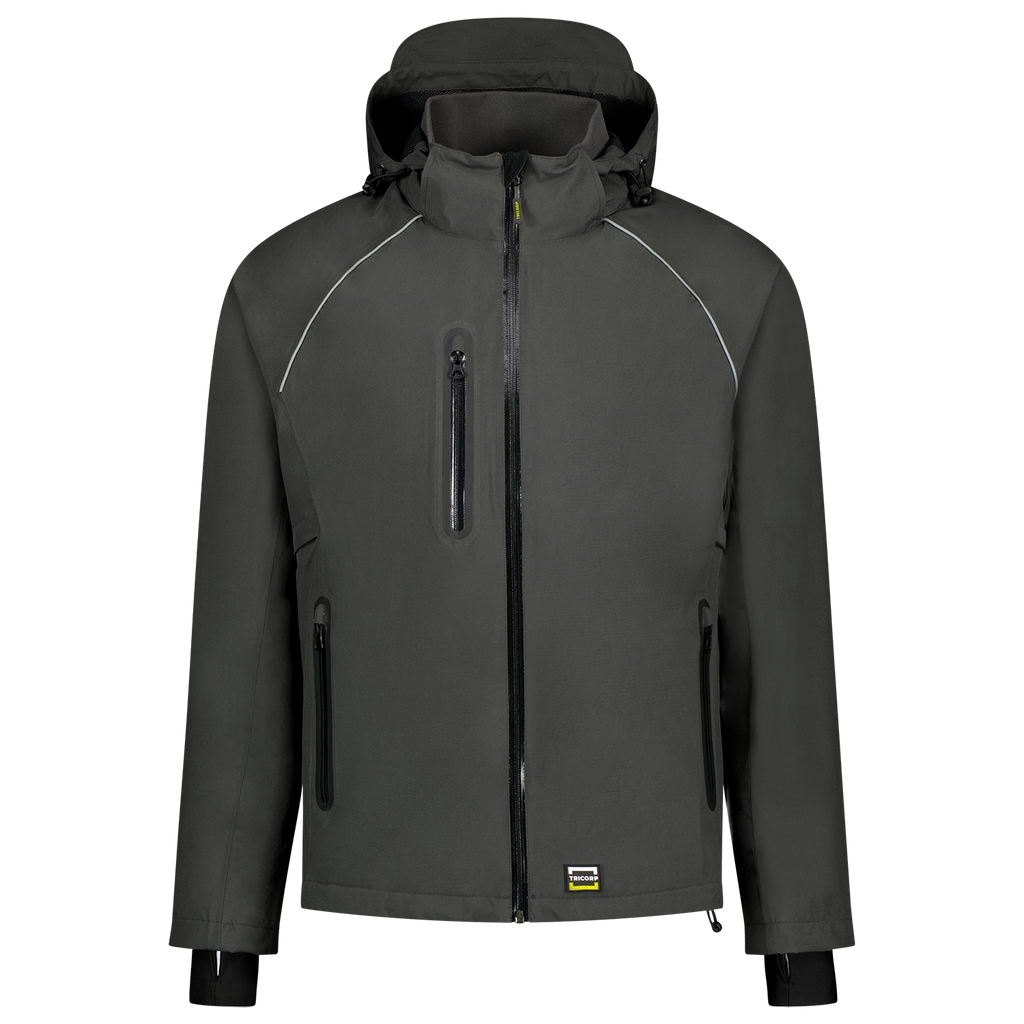 Tricorp Tech Shell 402708 Dark Slate Gray Jassen Darkgrey / 3XL,Darkgrey / L,Darkgrey / M,Darkgrey / S,Darkgrey / XL,Darkgrey / XS,Darkgrey / XXL