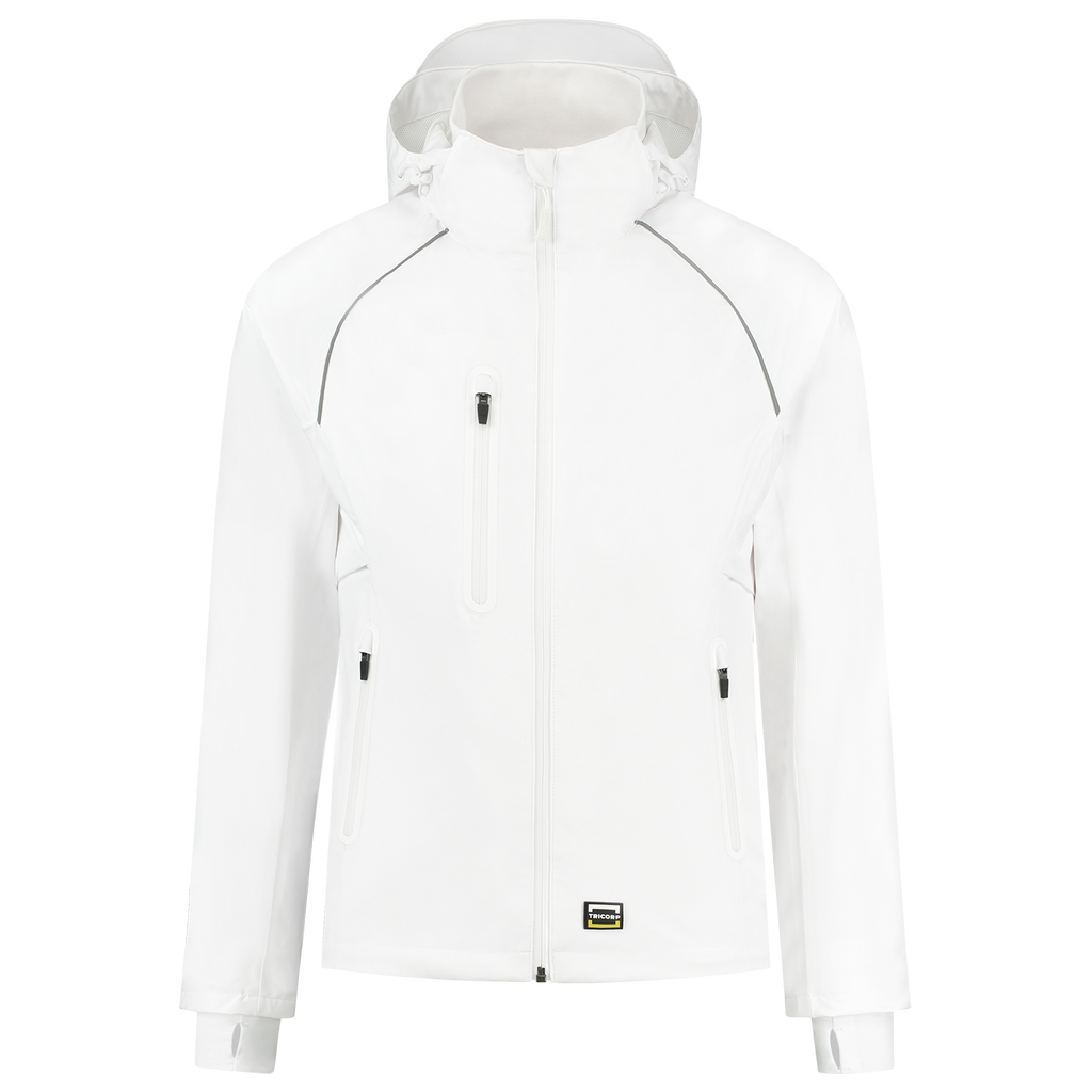 Tricorp Tech Shell 402708 White Smoke Jassen White / 3XL,White / L,White / M,White / S,White / XL,White / XS,White / XXL