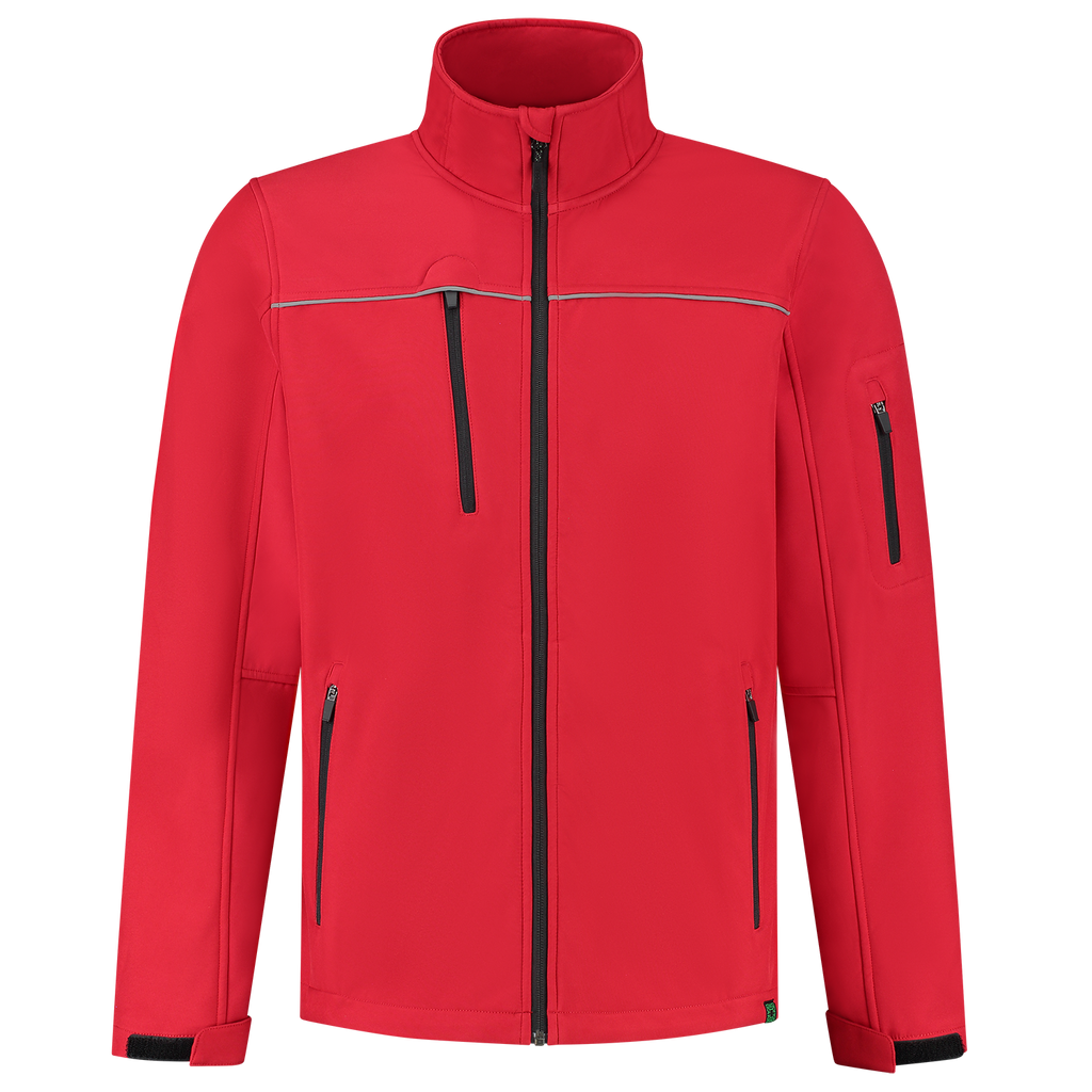 Tricorp Softshell Luxe Rewear 402701 Firebrick Jassen Red / 3XL,Red / L,Red / M,Red / S,Red / XL,Red / XS,Red / XXL