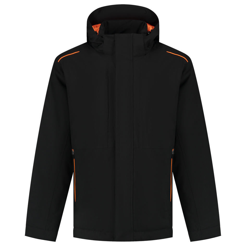 Tricorp Winter Tech Shell Accent 402703 Black Jassen BlackOrange / 3XL,BlackOrange / L,BlackOrange / M,BlackOrange / S,BlackOrange / XL,BlackOrange / XS,BlackOrange / XXL