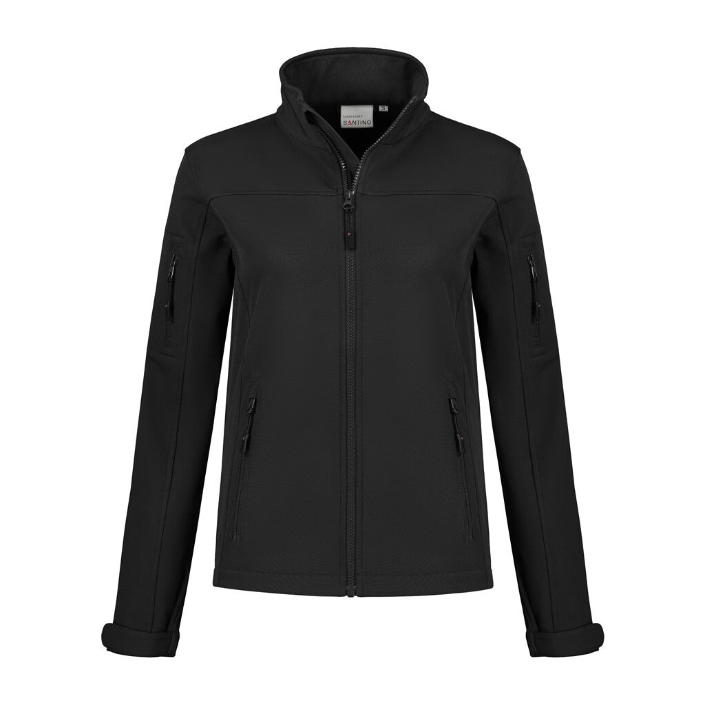 Santino Santino softshell Santo Ladies Black Softshell Jacket Black / XS, S, M, L, XL, XXL