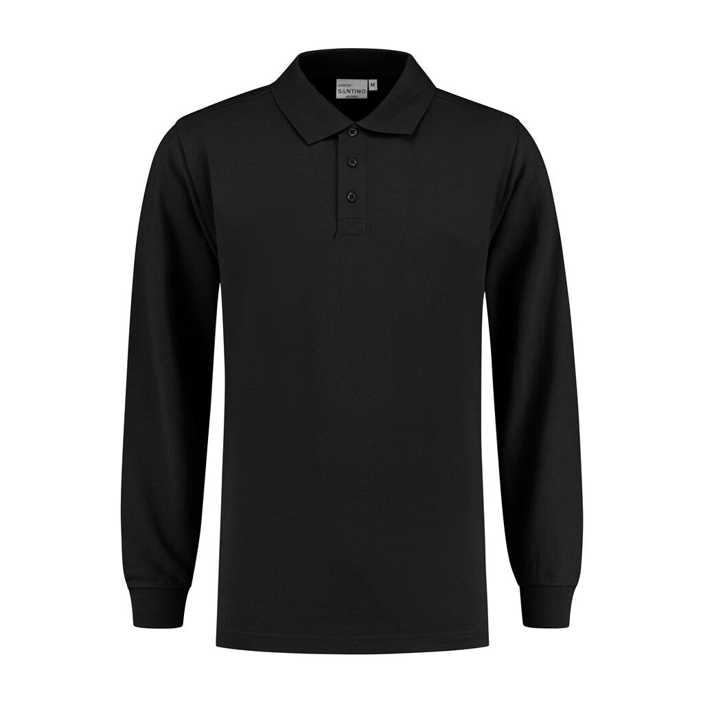 Santino Santino poloshirt Lexington Black Poloshirt Black / XS, S, M, L, XL, XXL, 3XL, 4XL, 5XL, 6XL, 7XL