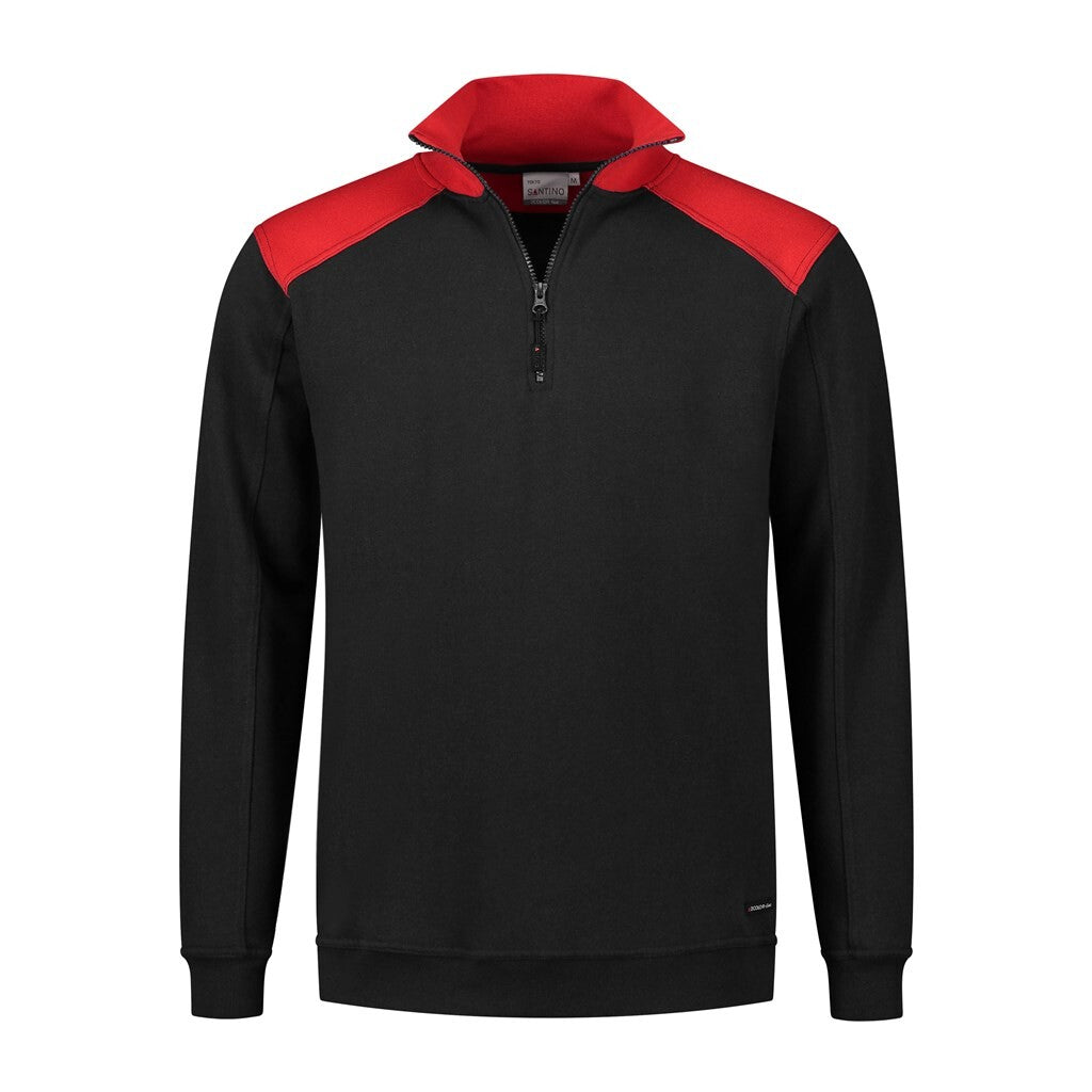 Santino Santino zipsweater Tokyo Black Zipsweater Black / Red / S, M, L, XL, XXL, 3XL, 4XL, 5XL