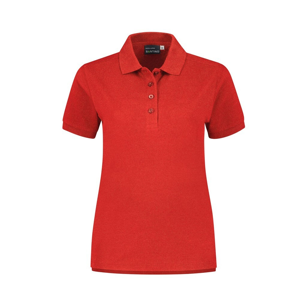 Santino Santino poloshirt Monza Ladies Firebrick Poloshirt Red / XS, S, M, L, XL, XXL