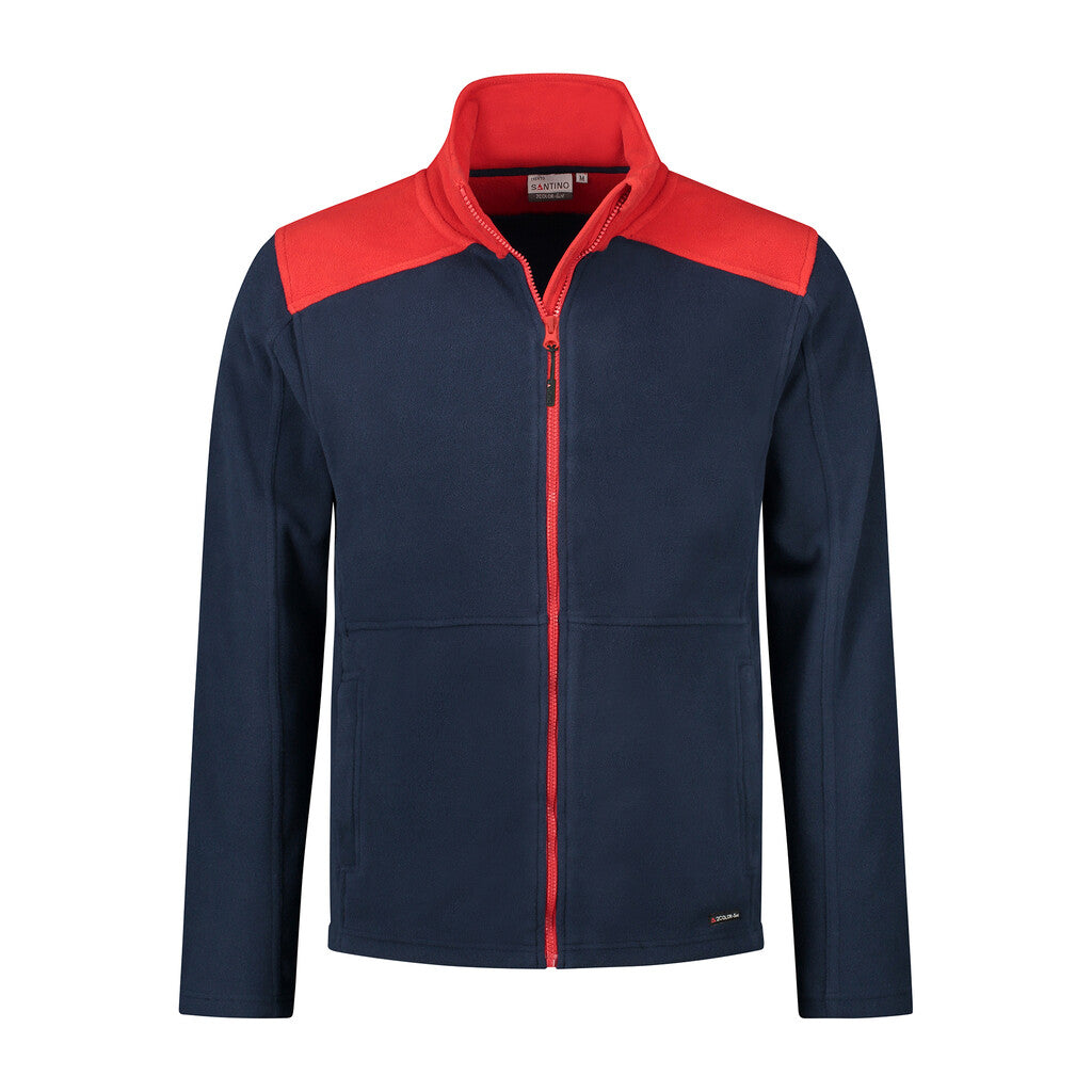 Santino Santino fleecejack Trento Dark Slate Gray Fleecejack Real Navy / Red / S, M, L, XL, XXL, 3XL, 4XL, 5XL