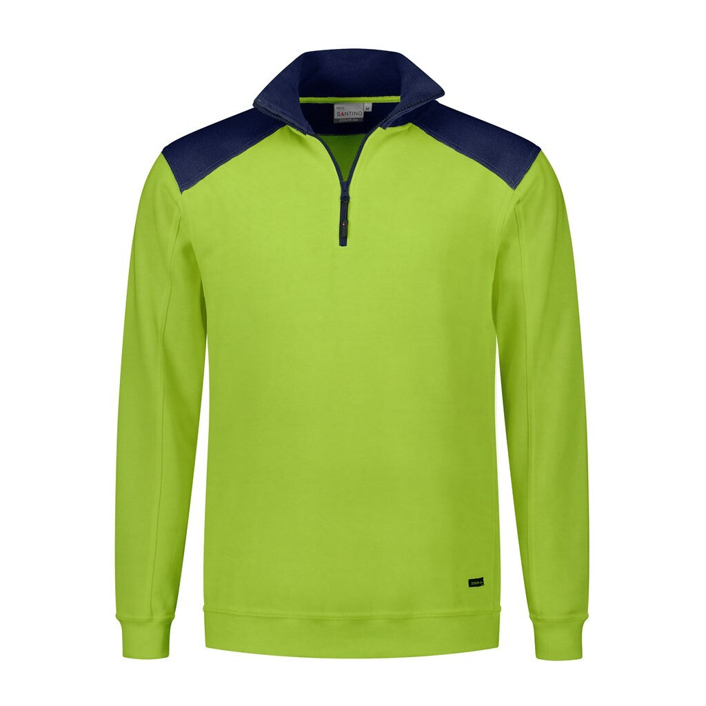 Santino Santino zipsweater Tokyo Yellow Green Zipsweater Lime / Real Navy / S, M, L, XL, XXL, 3XL, 4XL, 5XL